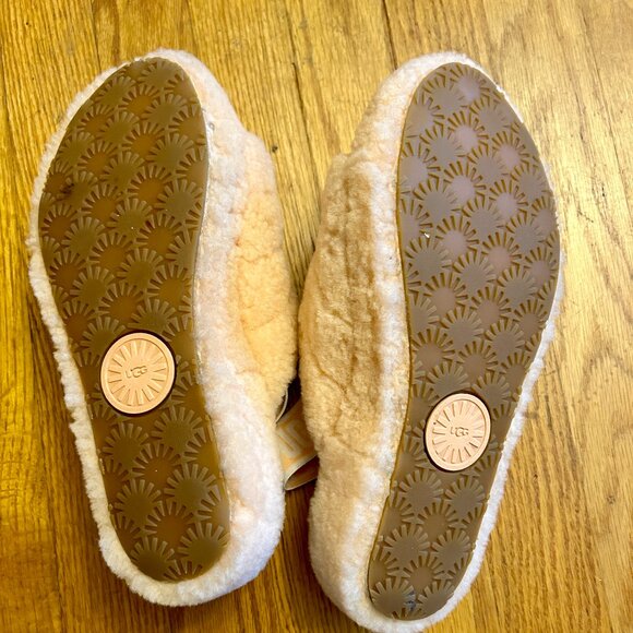 UGG Australia Fluff Yeah Slides Slippers Shoes 8 Light Pink - Picture 9 of 10